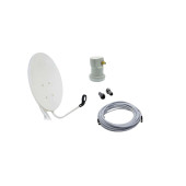 70cm Çanak Anten Set Çanak Anten - Tekli Lnb, 10 Metre Kablo - 2