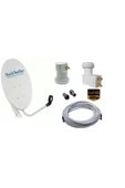 Next&NextStar 75 Cm Çanak Anten Takımı + İkili Lnb + 25 Metre Kablo thumbnail 4