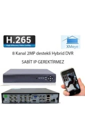 8 Kanal Hybrid Dvr Kayıt Cihazı Xmeye H265+ - 1