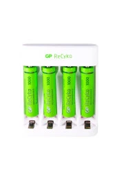 Recyko E411 Usb Aa-aaa Şarj Cihazı + Recyko 1000 Mah Aaa Ince Pil 4lü - 1