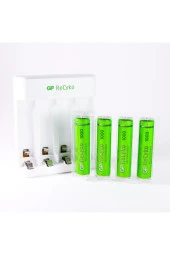 Recyko E411 Usb Aa-aaa Şarj Cihazı + Recyko 1000 Mah Aaa Ince Pil 4lü - 3