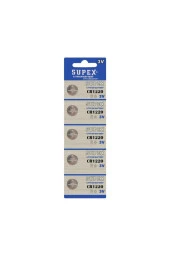 Düğme Pil 3v 1220 Lityum (Beşli Paket) Cr-1220 - 1