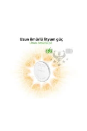 Batteries CR2032 Lityum Düğme Pil, 3 Volt, 5Li Kart - 2