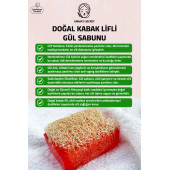 EMMAS SECRET Doğal Kabak Lifli Gül Sabunu - İskandinav formülü 125 gr - 2