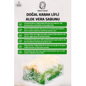 EMMAS SECRET Doğal Kabak Lifli Aloe Vera Sabunu - İskandinav formülü 125 gr - 1