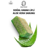 EMMAS SECRET Doğal Kabak Lifli Aloe Vera Sabunu - İskandinav formülü 125 gr - 6