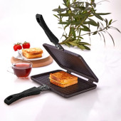 Polo Chef OTM-124 Tospik Tost Tavası Granit Ocak Üstü Tost Makinesi - El Tost Makinesi - 2