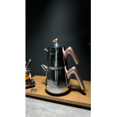 ÇELİK 304 AİLE ÇAYDANLIK PİRAMİT - 1
