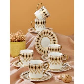 Cooker CKR2909 Porselen Kahve Fincan Seti - 1