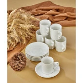 Cooker CKR3219 Porselen Kahve Fincan Seti - 1