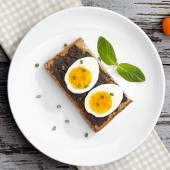 4lü Melamin Beyaz Servis Tabağı - 1