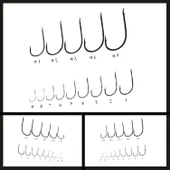 Uyguna-Yakala 100 Adet Shark 505 No: 9 Bronz İğne-İĞN.121 thumbnail 2