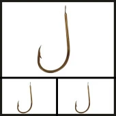 Uyguna-Yakala 50 Adet Mustad 530 No:3/0 Bronz İğne-İĞN.686 thumbnail 1