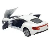 Aston Martin - Çek Bırak Spor Araba Işıklı Sesli  - XL80138-28L - Beyaz - 4