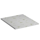 Mobpazar Yatak Pedi, Kuş Tüy Süngerli, Full Ortopedik Aloevera Yatak Pedi,  140X200 cm thumbnail 1