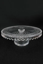 Digithome Cam Kek ve Pasta Sunum Standı Yuvarlak 28 Cm – SN.KRY.001 C1-1-288 thumbnail 3