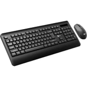Lecoo KW202 Q Türkçe Kablosuz Siyah Klavye + Mouse Seti - 4