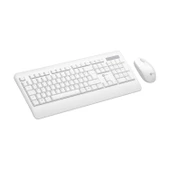 Lecoo KW202 Q Türkçe Kablosuz Beyaz Klavye + Mouse Seti - 2