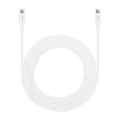 Ttec Type-C to Type-C 300cm 65W PD/QC Hızlı Şarj/Data Kablosu 2DK48B Beyaz thumbnail 2