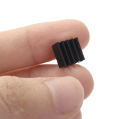 8.8mm x 8.8mm x 5mm Alüminyum Metal Soğutucu Blok Radyatör Amfi Led Entegre Transistor Vga Ram - 2