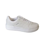 KİNETİX Unisex 36-40 Beyaz Cilt Kalın Taban Sneaker Günlük Spor Ayakkabı - 2