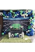 Parti Futbol Taraftar Folyo Zincir Balon Seti - 1