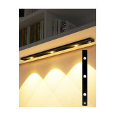 neeko Hareket Sensörlü - Dekoratif Gece Lambası - USB Şarjlı LED AYDINLATMA SİYAH KASA 30cm - 1