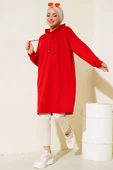 Kanguru Cepli Tunik Kırmızı thumbnail 1