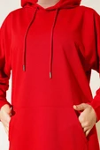 Kanguru Cepli Tunik Kırmızı thumbnail 4