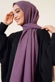 Taşlanmış Şal Lila -19 - 2