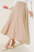 Düz Kloş Etek Bej thumbnail 2