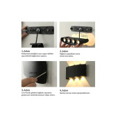 neeko Modern Dekoratif Çift Yönlü Duvar Aydınlatma Led Aplik - 4