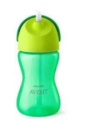 Philips Avent Desenli Pipetli Bardak 300 ml - Erkek Yeşil SCF798/01 thumbnail 1