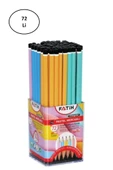 Fatih Kurşun Kalem Üçgen Mercanlı Pastel Renkli Fa12070kl00 (72 Li Paket) - 1