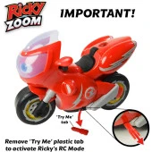 Uzaktan Kumandalı Ricky Zoom Ricky Motorsiklet RC Ricky Figürü - 6