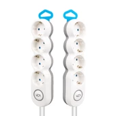 Vea Ve-2s4s 4 Lü 1.5 Metre Kablolu Anahtarlı Grup Priz Uzatma Kablosu 3680 Watt 16 Amper - 2
