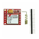 SIM800L Antenli Seri Haberleşmeli GSM GPRS Modülü (Çin Çipli-IMEI Kayıtlı Değil) thumbnail 1