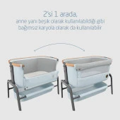 Maxi Cosi Iora Katlanabilir Anne Yanı Beşik Beyond Grey Eco - 2
