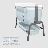 Maxi Cosi Iora Katlanabilir Anne Yanı Beşik Beyond Grey Eco - 4