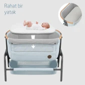 Maxi Cosi Iora Katlanabilir Anne Yanı Beşik Beyond Grey Eco - 5