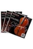 Midex CVS-60-3X Kaliteli Çello Teli 3 Takım Set - 1