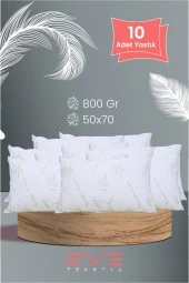 Eve Tekstil Eve 10 Adet Bamboo Kılıflı Silikon Elyaf Yastık 50cm X 70 Cm 800 Gr thumbnail 1