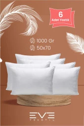 Eve Tekstil 6 Adet Rollpack Yastık Mikrosilikon 1000 Gr thumbnail 1
