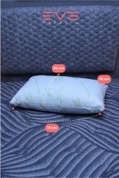 Eve Tekstil Eve 10 Adet Bamboo Kılıflı Silikon Elyaf Yastık 50cm X 70 Cm 800 Gr thumbnail 7
