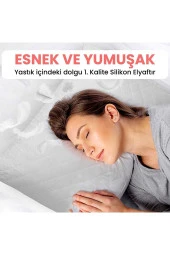 Eve Tekstil 8 Adet Diamond Kalite Kapitone Yastık 50x70 Cm 800 gr thumbnail 3