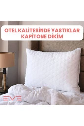Eve Tekstil 6 Adet Diamond Kalite Kapitone Yastık 50x70 Cm 800 gr thumbnail 3