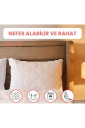 Eve Tekstil 10 Adet Diamond Plus Kapitone Yastık 50x70 Cm 800 gr thumbnail 6