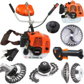 Mager 52cc 9,9 hp Benzinli Tırpan  Full 4 Başlıklı Aksesuarlı Çim Biçme Makinası - 1