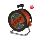 Bylion PMK-30325-F 3x2,5 30mt Kablolu Plastik Seyyar Kablo Makarası thumbnail 1