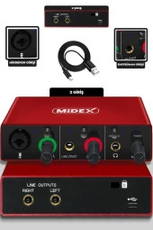 Midex GLX Paket-1 Ekonomik Home Stüdyo Ekipmanları Kayıt Seti - 2